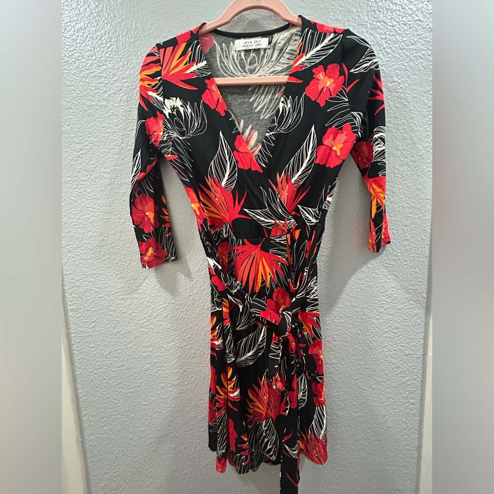 Fighting Eel Wrap Dress